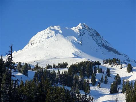 Mt Hood From Mt Hood Meadows Photos Diagrams And Topos Summitpost