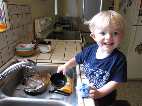 Toddler Tuesday Washing Dishes The Abundant Wife