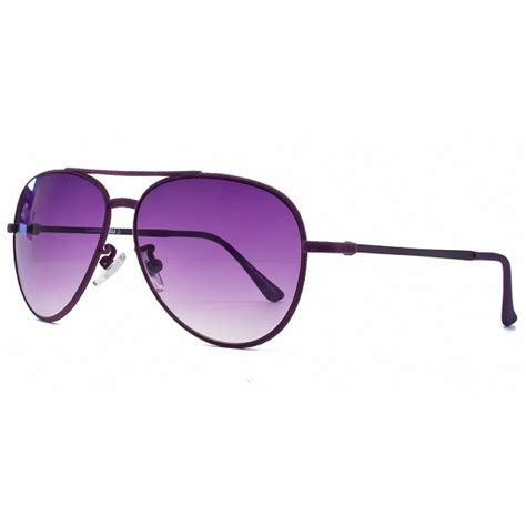 Purple Aviator Sunglasses