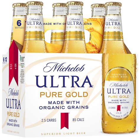 New Michelob Ultra Pure Gold Is First Superior Light Beer Made With