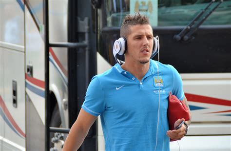 Stevan jovetić is a montenegrin footballer who plays as a striker and serves as captain for the montenegro national team. Stevan Jovetic | Stevan Jovetic of Manchester City as he ...
