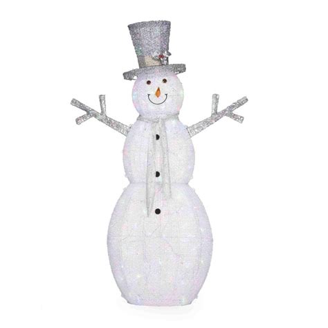 Home Accents Holiday 6 Ft Led Snowman Christmas Decoration The Home