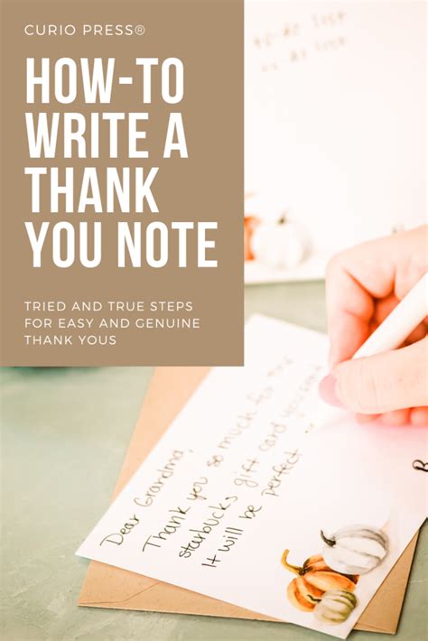 How To Write A Great Thank You Note Thank You Notes