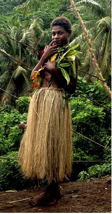 Tribe Woman In Pentecost Island Vanuatu Tribal Women Tribal People