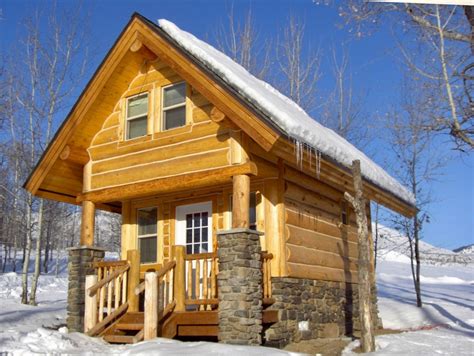 Sweet Tiny Log Cabin Perfect For A Rustic Retreat This One Is In