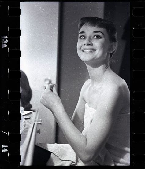 Audrey In Make Up For Gigi At The Fulton Theatre New York City