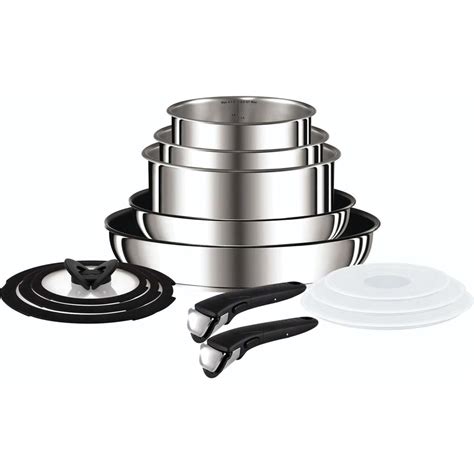 Tefal Ingenio Pc Stainless Steel Cookware Set Woolworths