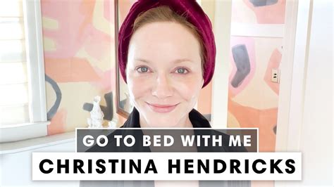 Christina Hendricks Nighttime Skincare Routine For Dry Skin Go To