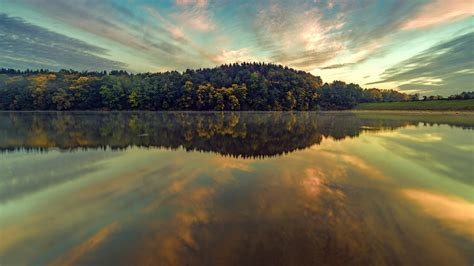 3840x2160 Nature Lake Reflection On River 4k Wallpaper Hd