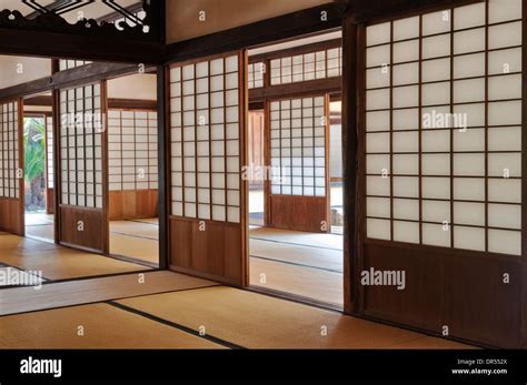 Sliding Screens Or Doors Shoji In The Interior Of The Kikugetsutei