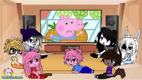 Gacha Life Piggy Characters React To Piggy Memes Part Youtube My Xxx