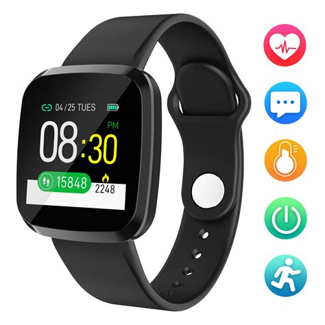 Agptek Smart Watch Ip68 Waterproof Fitness Tracker Wireless Bluetooth