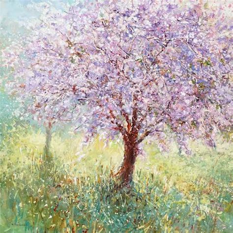 Mariusz Kaldowski Cherry Blossom Tree Landscape