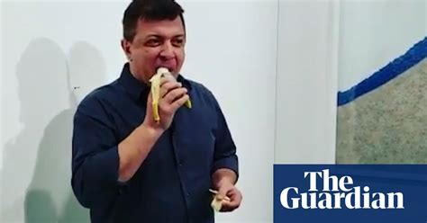 Hungry Performance Artist Eats 120 000 Banana Art Installation Video Art And Design The