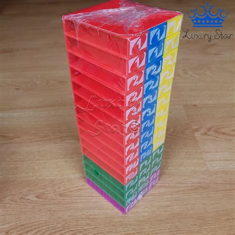 Jenga Uno Colores Stacko Juguete Tipo Juego Mesa Rubik Cube Star