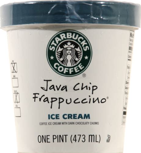 Starbucks Coffee Java Chip Frappuccino Ice Cream 1 Pint Ralphs