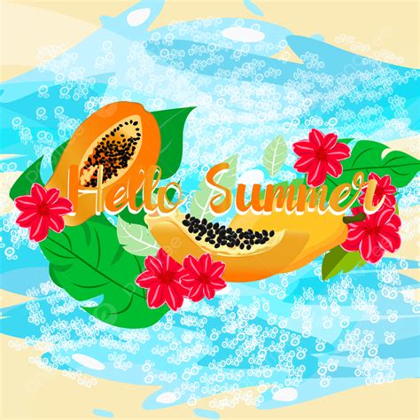 Colorful Summer Background Happy Summer Summer Time Summer