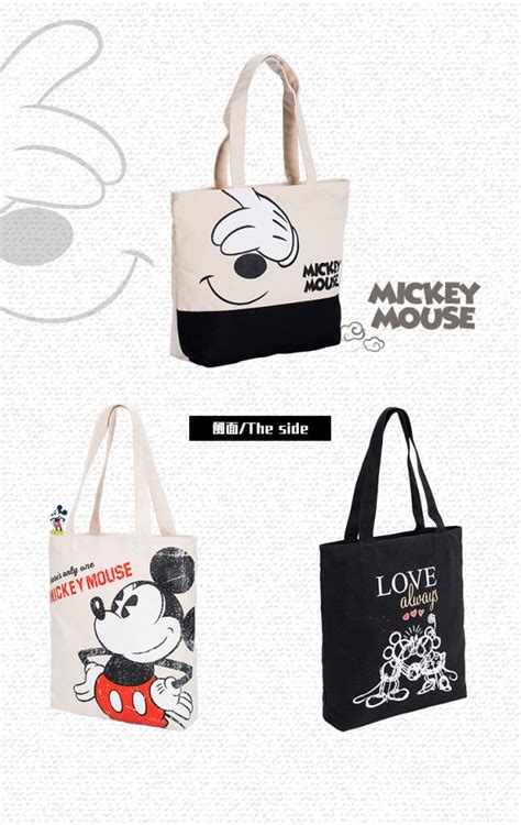 Disney Mickey Canvas Bag 7 Memories Fashion