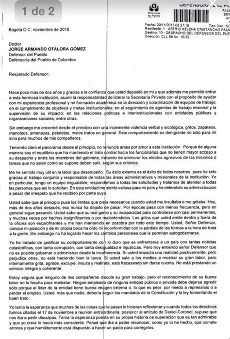 Modelo Carta De Queja Por Maltrato Laboral Modelo De Informe Images