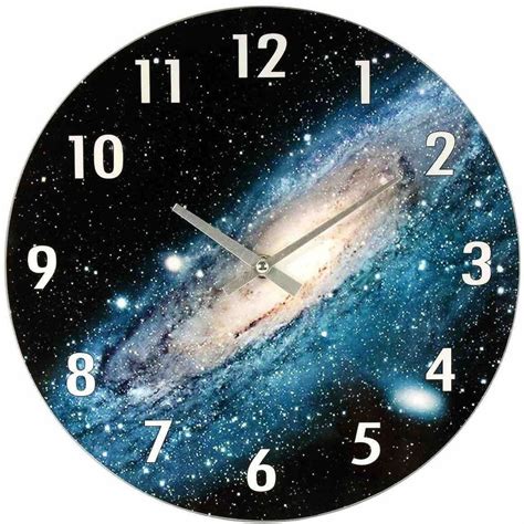Space Galaxy Wall Clock Wall Clock Clock Colorful Wall Clocks
