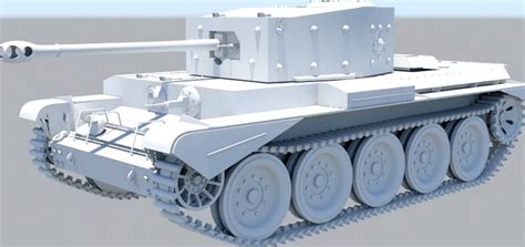 Cromwell Tank3d Model