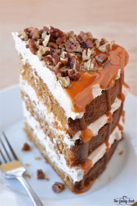 Caramel Pecan Carrot Cake Recipe The Gunny Sack Cake Recipes