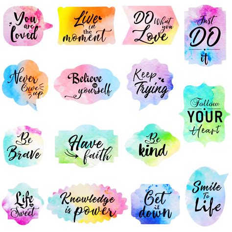 480 Pieces Motivational Stickers Inspiring Planner Stickers Inspirational Quotes Stickers
