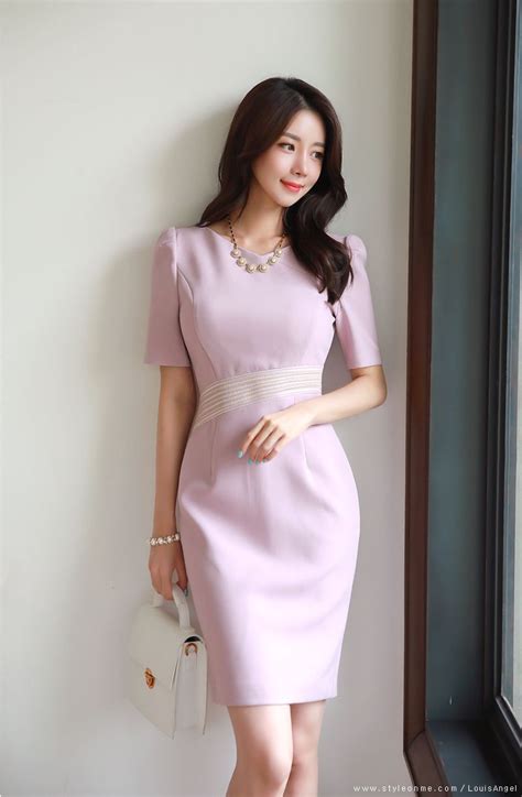 Korean Womens Fashion Shopping Mall Styleonme N Vestido Justo Vestidos Vestido Social