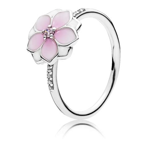 Pandora Magnolia Bloom Ring Jewellery From Francis And Gaye Jewellers Uk