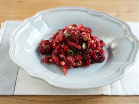 Recently, i published another cranberry recipe: Cranberry Relish with Pears and Walnuts : Recipes : Cooking Channel Recipe | Cooking Channel