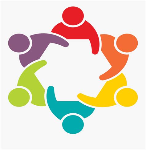 Teamwork Clipart Circle Logo Self Help Group Free Transparent