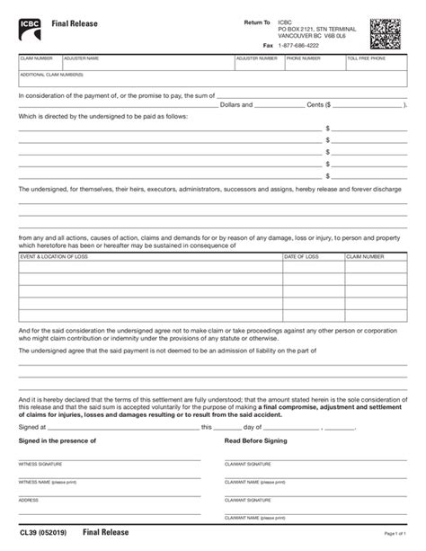 Fill Free Fillable Icbc Pdf Forms