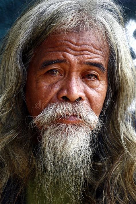 Senior Filipino Man With Gray Head And Facial Hair Editorial Photo Image Of Grey Beard 153847196