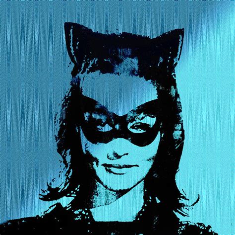 Catwoman Blue Digital Art By Pop Art World