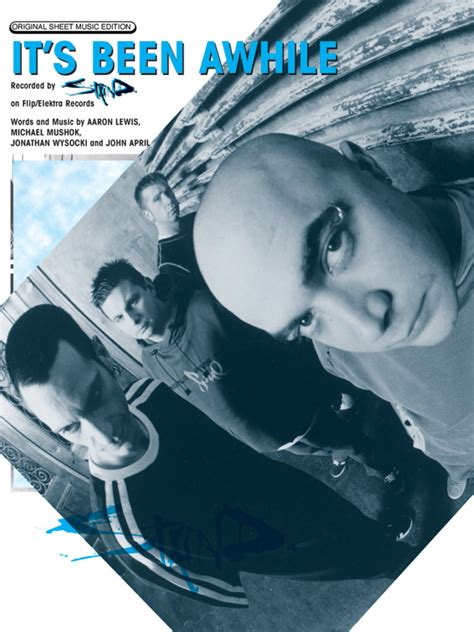 Its Been Awhile Staind Pianovocalchords Sheet Music
