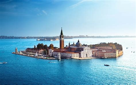 Hd Wallpaper Cathedral San Giorgio Maggiore Venice Island