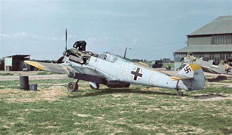 Messerschmitt Bf109e In Color Авиация и техника