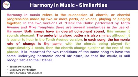 Learn How To Describe Harmony In Music In 5 Easy Steps Jooya Teaching