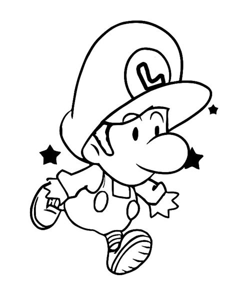 Without hesitation, they went there. Baby Luigi Learn to Jump Coloring Pages - Download & Print ...