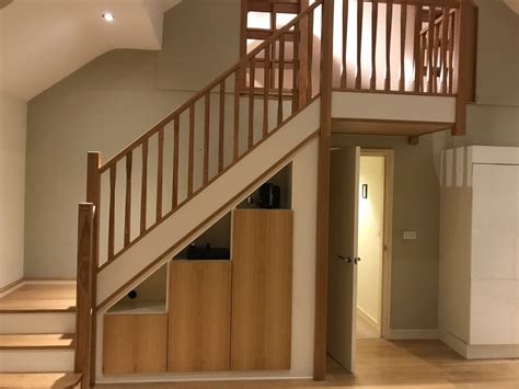 Feature Steps And Under Stair Storage Jarrods Bespoke Staircases New