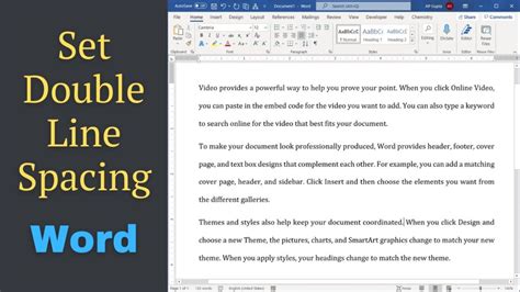 How To Add Line Spacing In Microsoft Word Templates Sample Printables