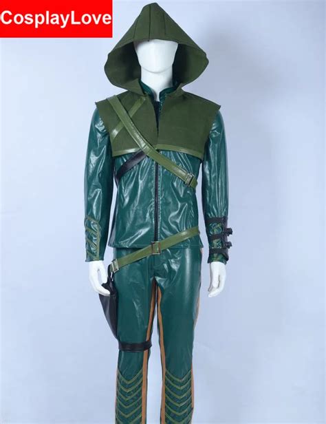 Arrow Oliver Queen Green Arrow Cosplay Costume Custom Made For