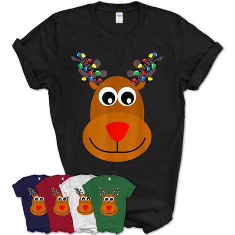 Rudolph Red Nose Reindeer T Shirt Teezou Store