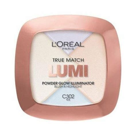 L Oreal True Match Lumi Powder Glow Illuminator Blush Highlight C302 Ice Ebay