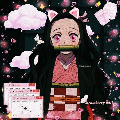 cute nezuko icon ; 🌺 | Cool anime backgrounds, Demon slayer nezuko cute