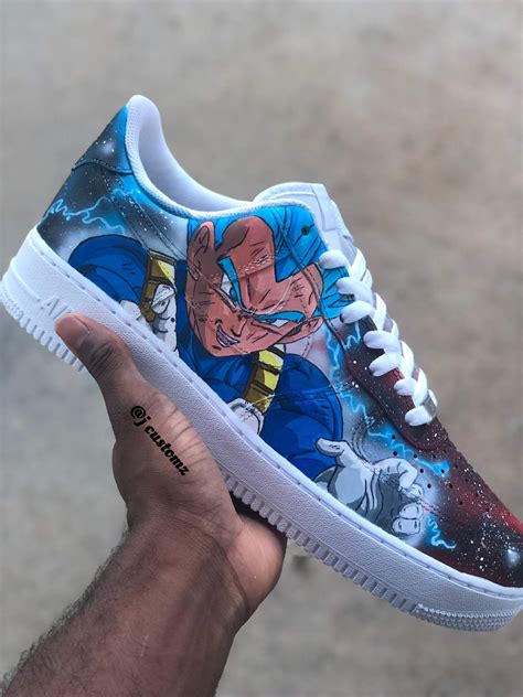Custom shoes inspired from dragon ball z anime with the mainly characters and customize for outside. Custom Dragon Ball Air Force Ones | DragonBallZ Amino