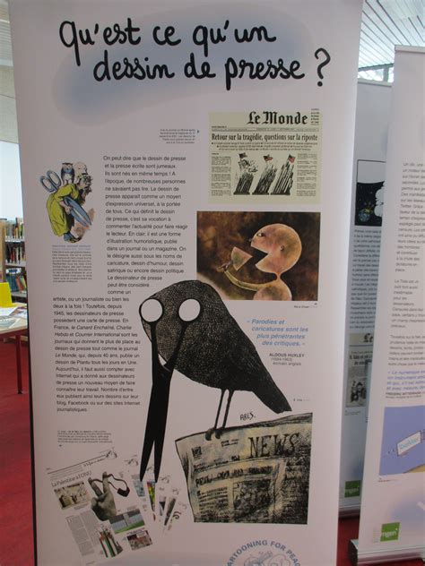 Exposition Cartooning For Peace Au Cdi Collège Laennec