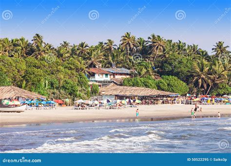 Arambol Beach Goa Stock Image Image Of Asia Cottage 50522295