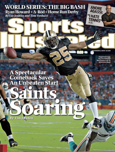 New Orleans Saints Reggie Bush Sports Illustrated Cover Photograph By Sports Illustrated