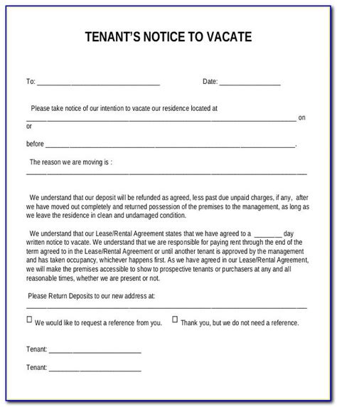 When can my landlord send me a notice to vacate? Tenant 30 Day Notice To Vacate Form Arizona - Form : Resume Examples #jNDAnWe56x